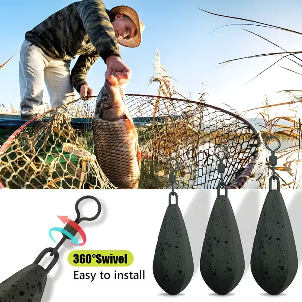 4-pack zware karpervisloodjes  - Freshwater Line recensie en prijs